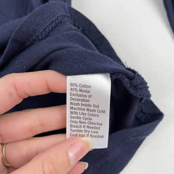 NWT Crown & Ivy Girls Blue Embroidered Floral Shirt Size M $34 Fridas Garden - Picture 6 of 7